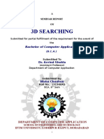 3D Searching: Bachelor of Computer Application