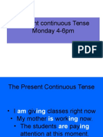 Present Continuous - Tense 2