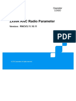 ZXWR RNC V3!11!10 11 Radio Parameter Reference