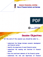 Indian Financial System - Role of Financial Markets and Services