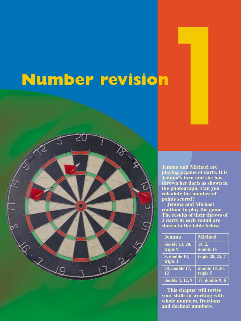 Darts Scoring and Basic Operations | PDF | Fraction (Mathematics ...
