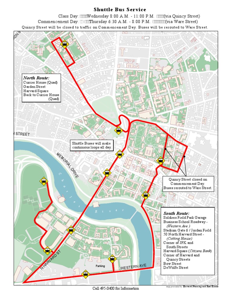 Harvard Shuttle Routes & Parking Info | PDF | Public Transport | Bus ...