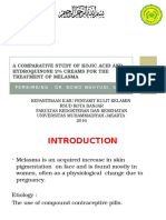 A Comparative Study of Kojic Acid and Hydroquinone