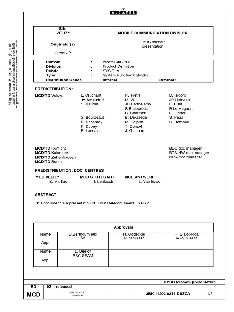 Gprs Telecom Pdf General Packet Radio Service Communications