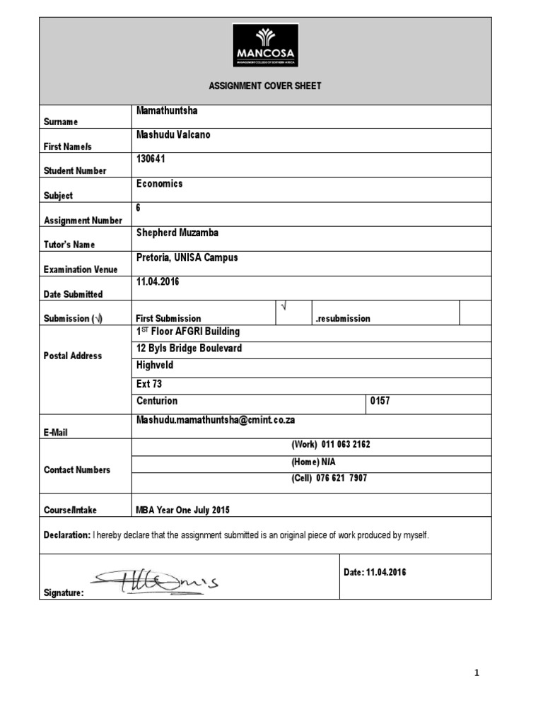 Economics assignment pdf image