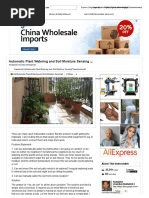 Automatic Plant Watering and Soil Moisture Sensing - All