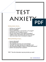 Test Anxiety Booklet