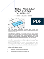 6 Langkah Melakukan Coaching Dan Counselling