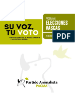 Programa Electoral Elecciones Euskadi 2016 Castellano