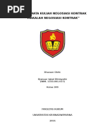 Negosiasi (tahapan Kontrak)