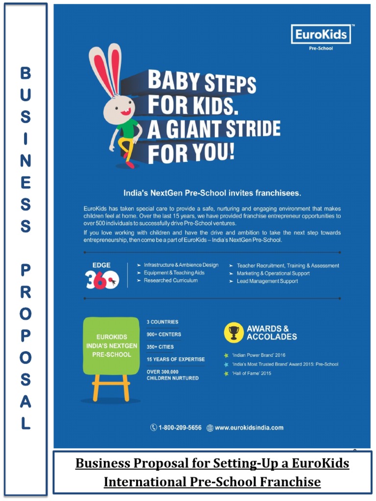 Proposal eurokids pre school regular model pdf download free pdf