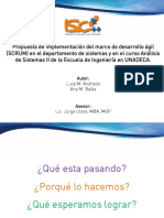 Ppt Defensa Scrum en departamento de desarrollo y modificación del prontuario