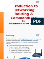 Introduction To Networking Lab 12 - 13 Routing and Packet Tracer Manual