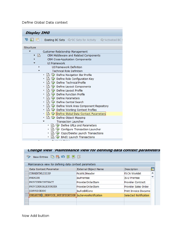 Global Data Context Setup Guide | PDF | Parameter (Computer Programming ...