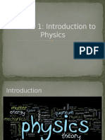 Lecture 1-Introduction To Physics