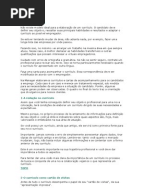 Exemplo de Carta de Pedido de Emprego