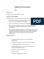 Análise e Melhoria de Processos