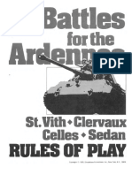 Battles For The Ardennes Rules