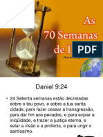 As 70 semanas profeticas