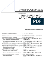 KONIKA MINOLTA 1050 - 1050e Parts Manual