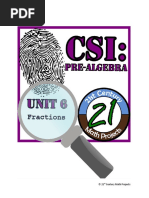 Day 12 and 13 - Fractions CSI