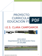 Proyecto Curricular Educación Fisica