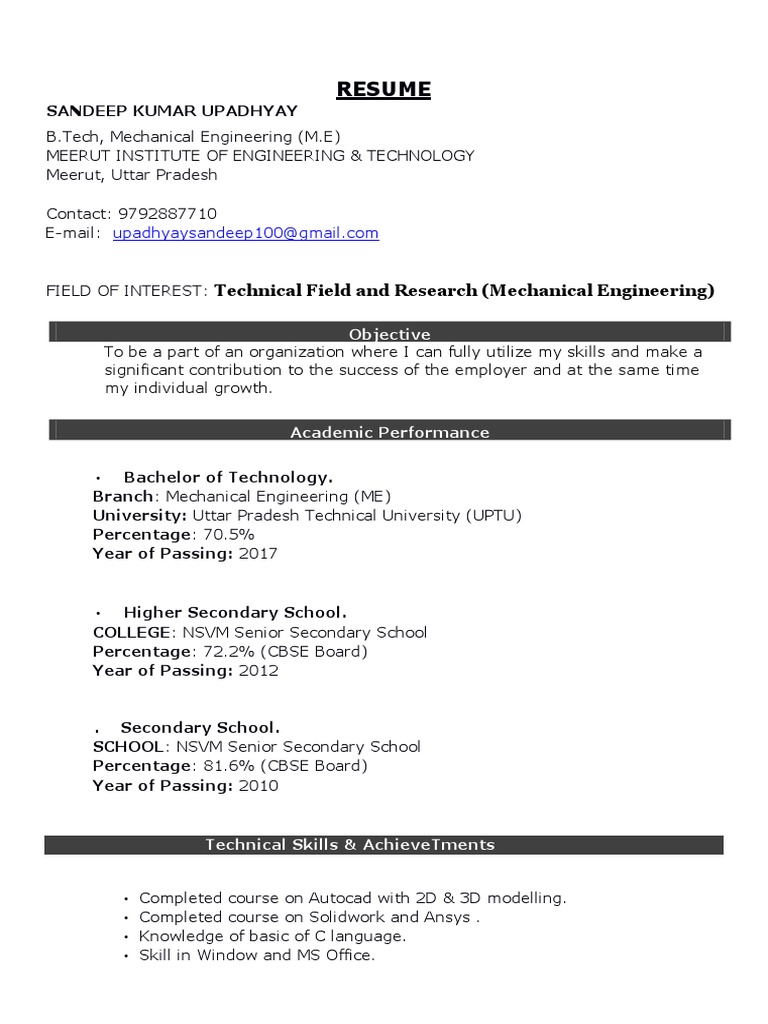 Sandeep Resume | PDF