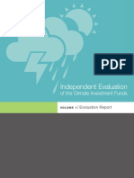 Independent Evaluation of the Climate Investment Funds