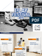 Apresentação Play Festival - 2015