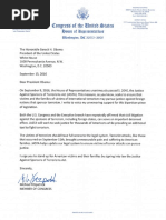 JASTA Letter To President Obama From U.S. Congressman Mike Fitzpatrick
