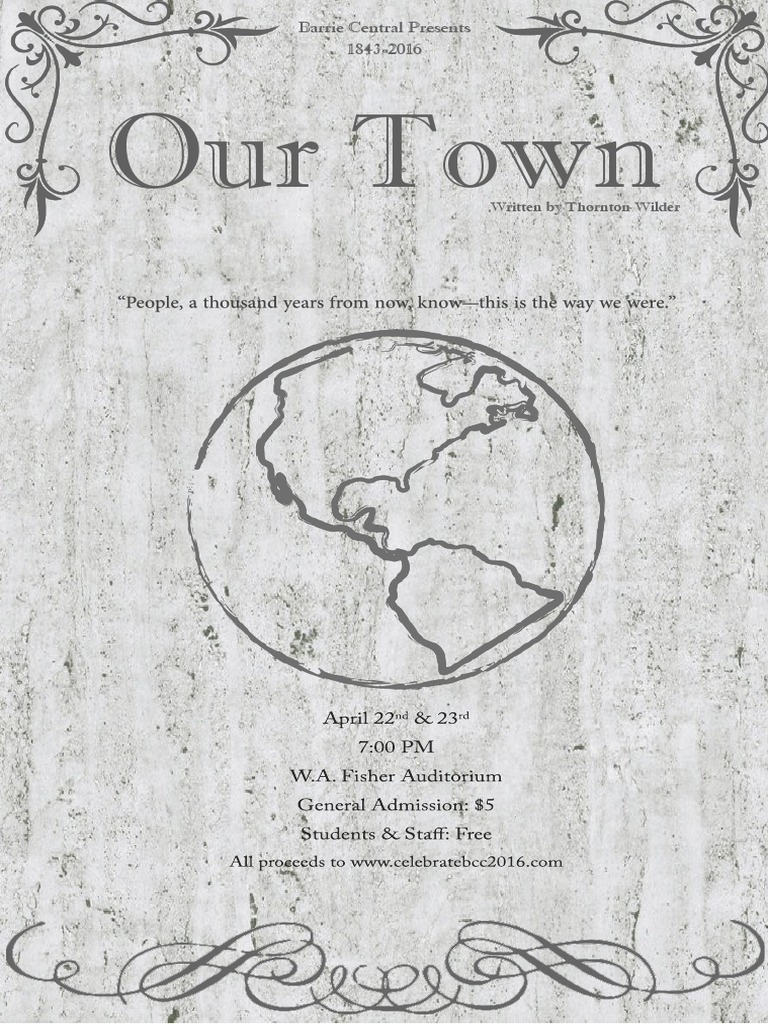 Our Town Barrie Central Presents 18432016 PDF