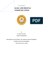CS6301 - Analog and Digital Communication (ADC) PDF