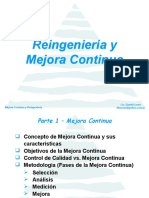 Reingenieria y Mejora Continua