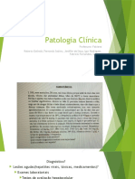 Patologia Clínica Apresentaçao