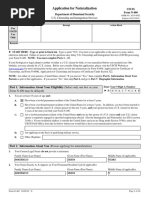 N-400 Cover Letter Sample