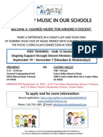 Help Keep Music in Our Schools Flyer