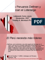 Como Los Peruanos Definen y Pratican El Liderazgo