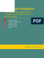 Ebenfelt P. Et Al - Complex Analysis (2010)