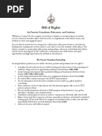 Williamson County Schools Parent Bill of Rights.