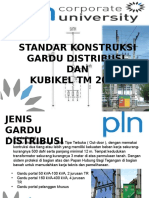 Standar Konstruksi Gardu Dan Kubikel TM 20 KV