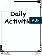 Daily Activities: Unit 6