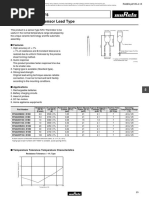 hoja de datos de los termistores