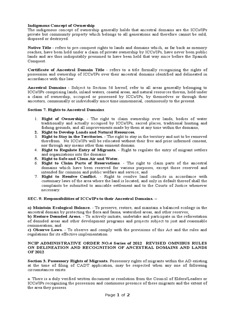 Land And Life: Indigenous Filipinos’ Ancestral Domain Rights – MVQL