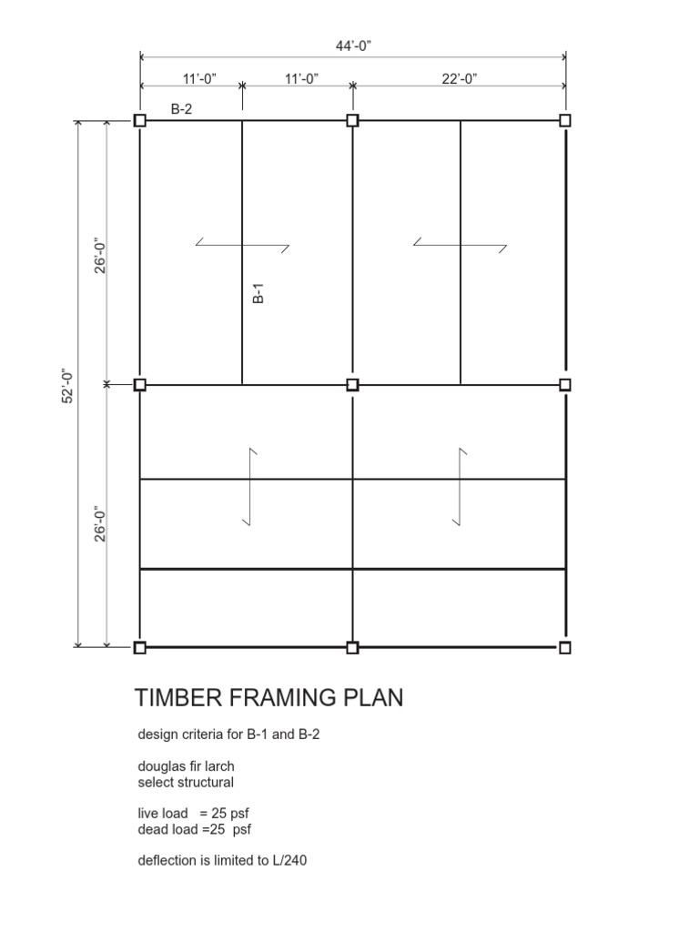 Timber Framing Plan Specs | PDF