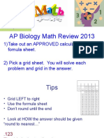 Math Review - AP Biology 2013.vanessa Morris-O'Hearn