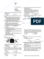 Soal Ulangan Harian 1 Gaya