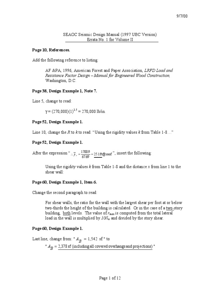 Seaoc seismic design manual volume ii pdf pdf galvanization