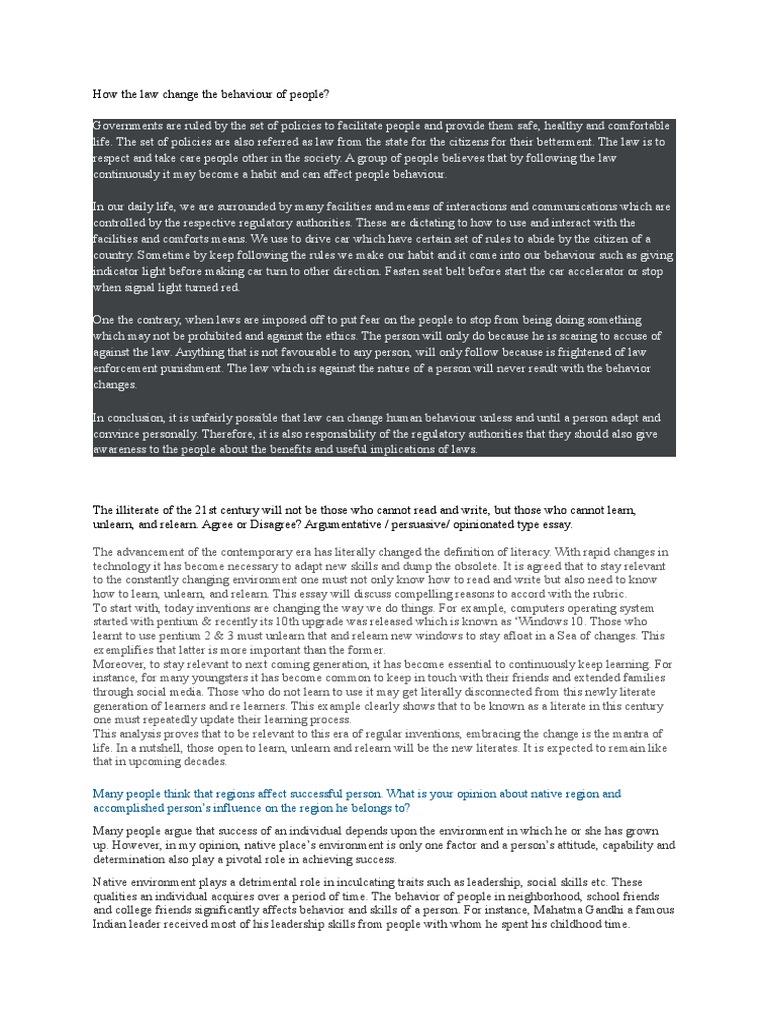 Pte writing essay topics with answers pdf picture