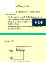 The Process of Using A File