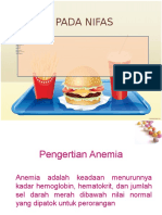 Anemia Pada Masa Nifas